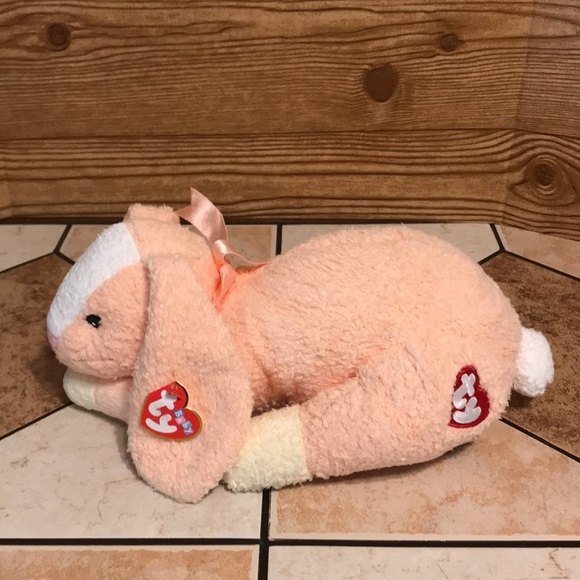 Ty rattles vintage honey bunny baby rabbit plush pillow pal - Picture 2 of 8